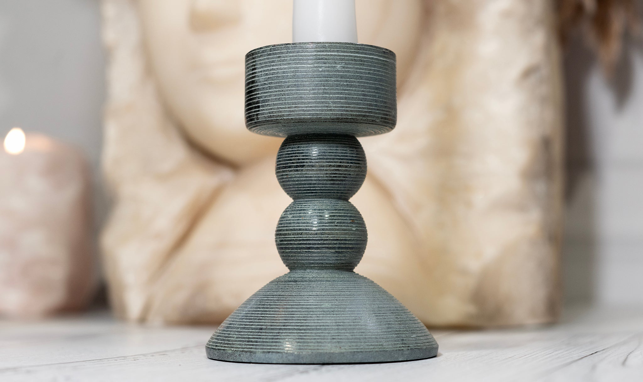 Dual Sphere Candle Stands