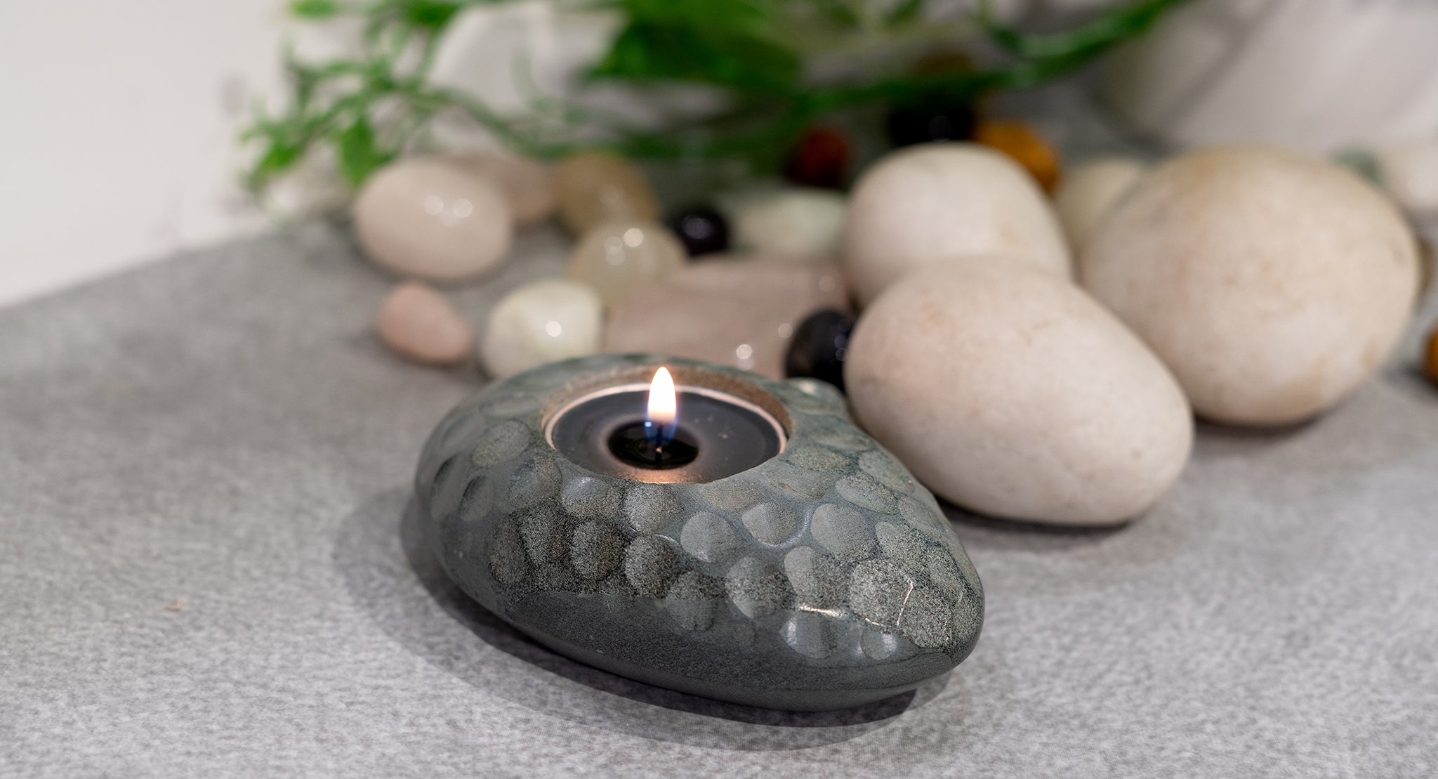 Hammered Oval Luminary TeaLight