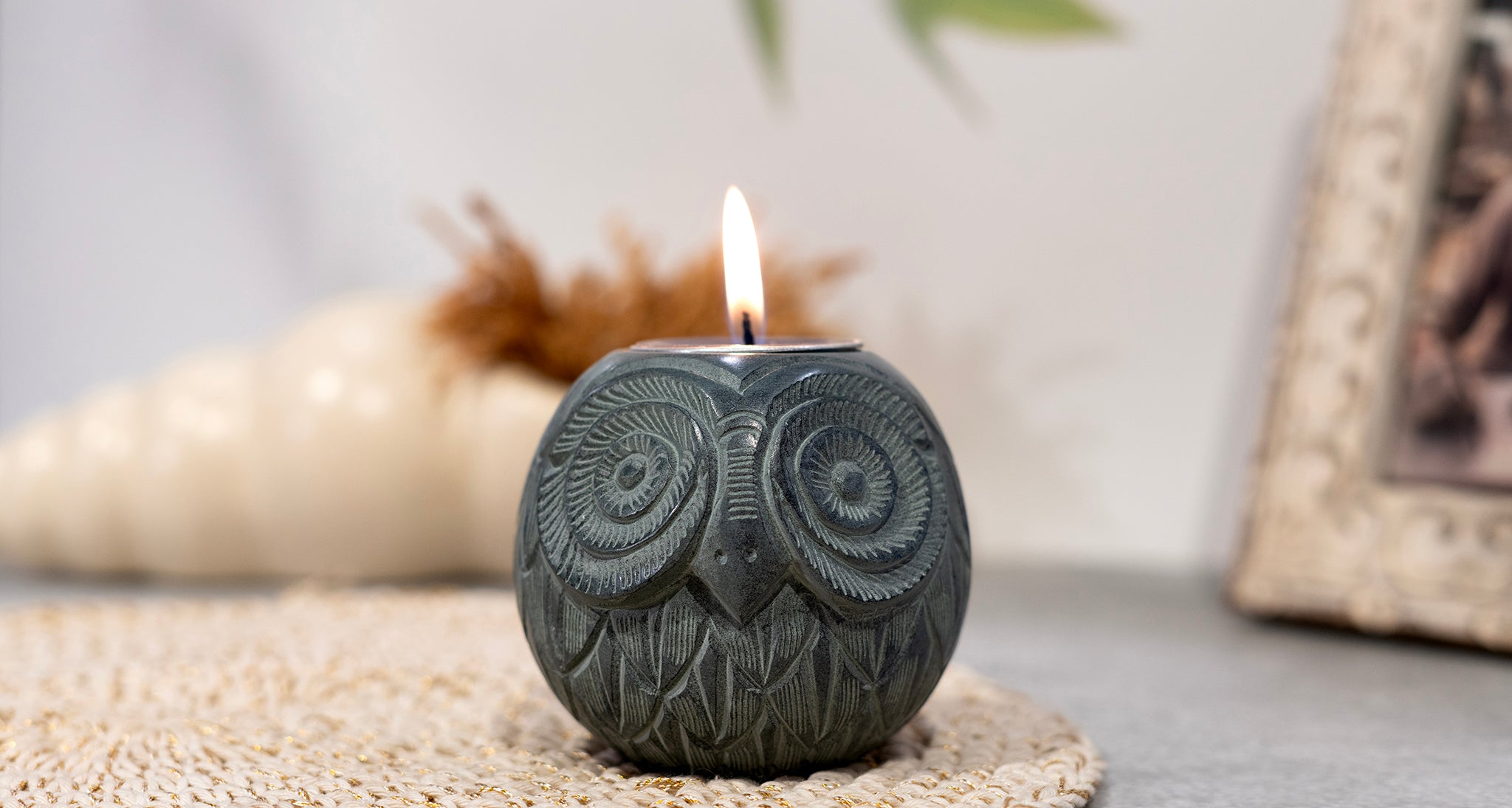 Nocturne Owl TeaLight Sphere