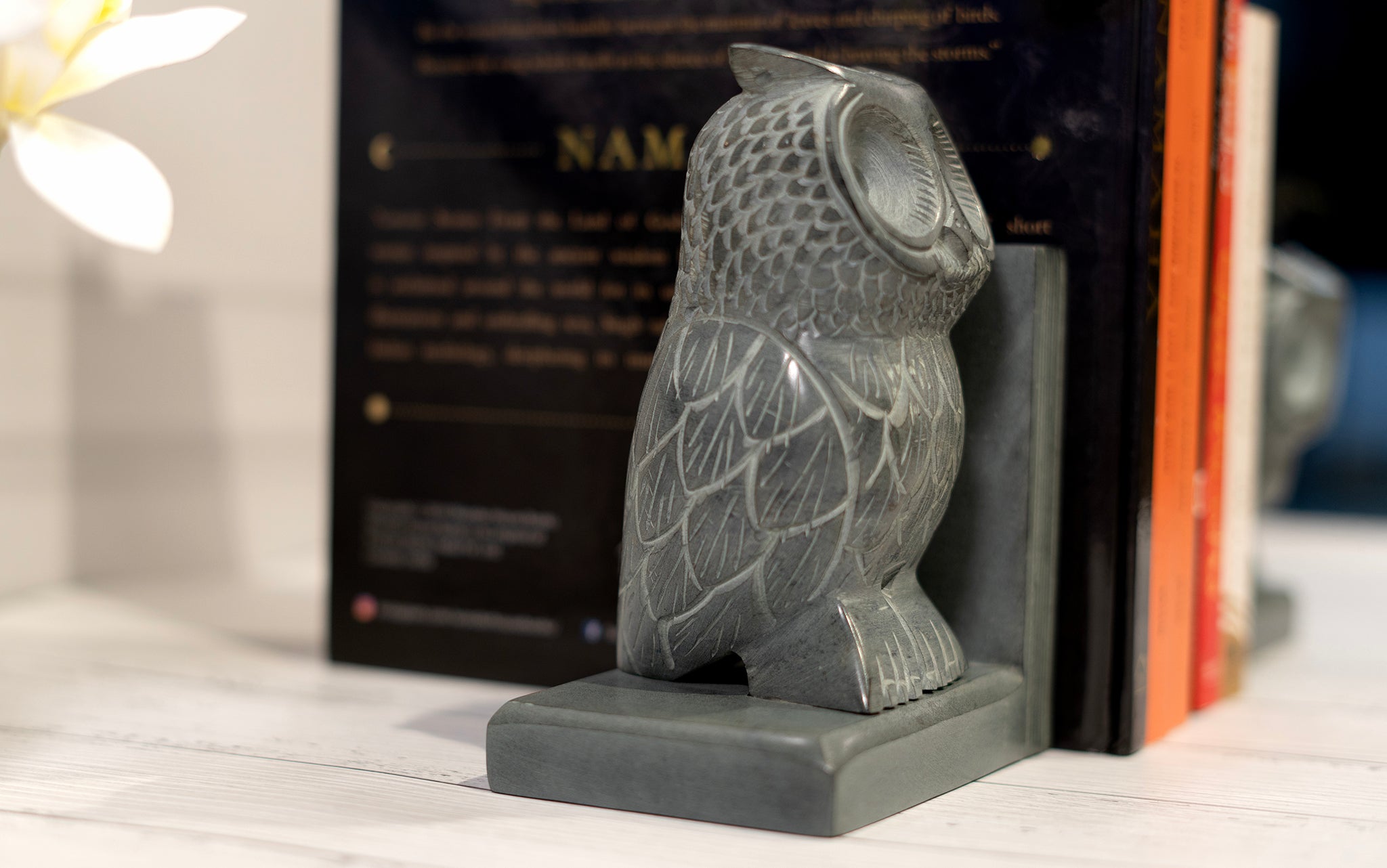 Nocturne Owl Wisdom Keeper Bookends