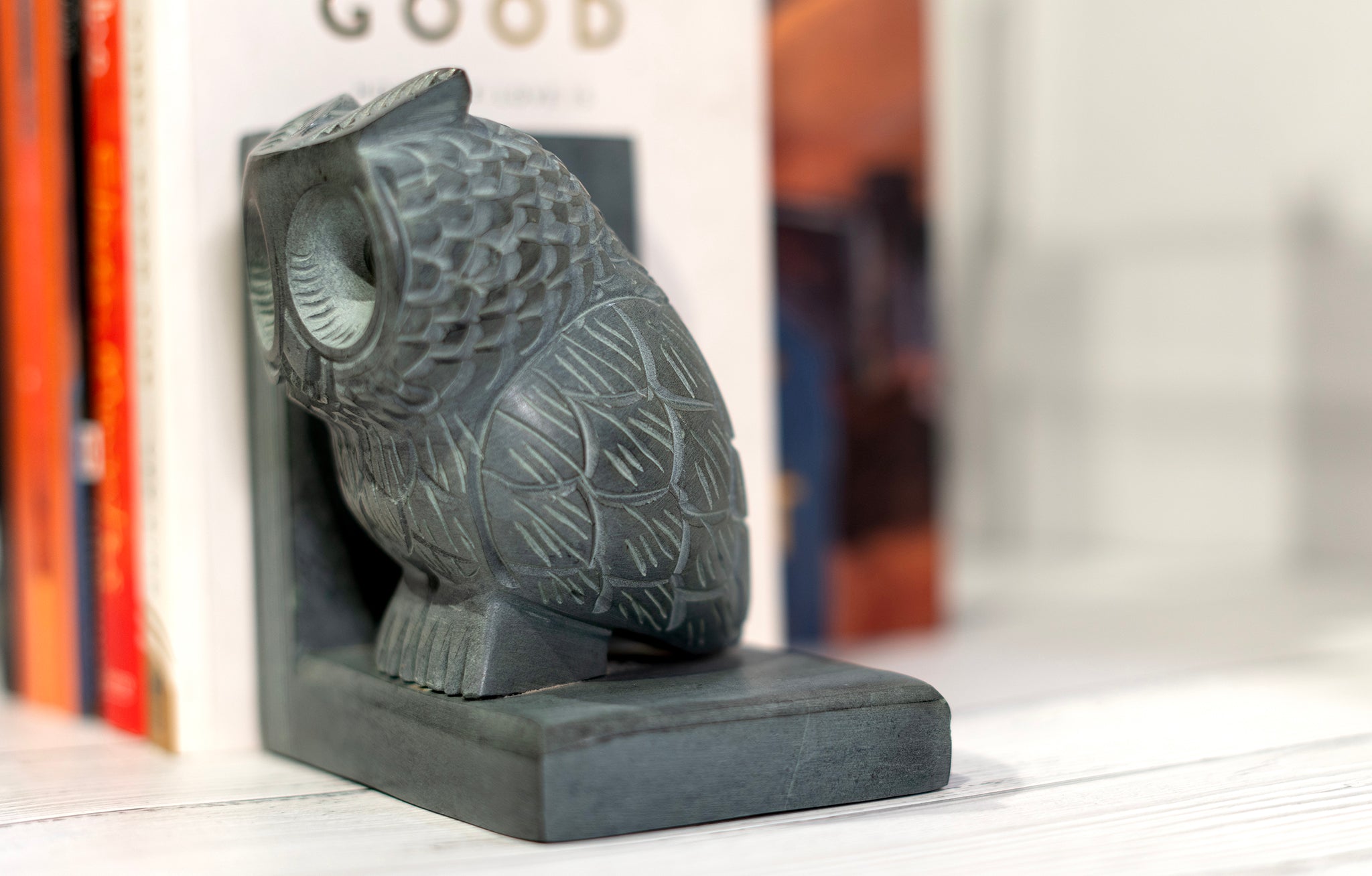 Nocturne Owl Wisdom Keeper Bookends